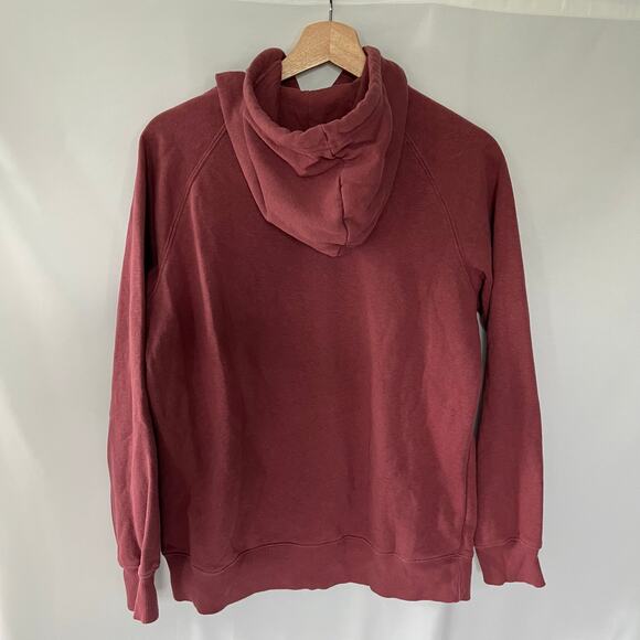 The North Face Logo Graphic Hoodie - Women's Size M - Maroon/Multicolor - Picture 3 of 5